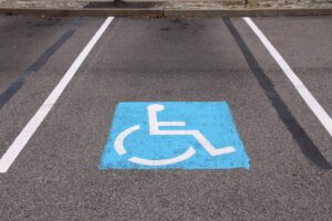 Handicapped,Parking,Spot,-,Transportation,Infrastructure,Road,Markings.